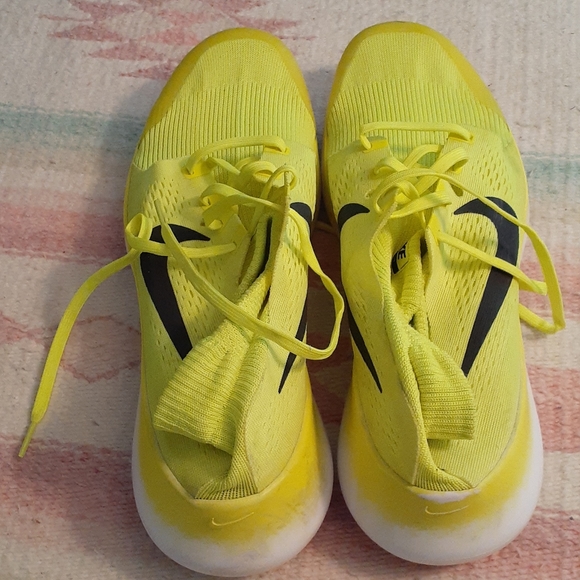 Nike Neon tennis shoes. main image 4